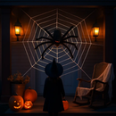 Giant Halloween Spider Decoration with Web by LJGDeals