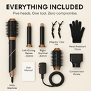 5-in-1 Hot Air Styler: Dryer, Straightener & Curler by LJGDeals