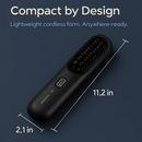 Cordless Hair Straightener Brush with Negative Ions by LJGDeals