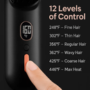 Cordless Hair Straightener Brush with Negative Ions by LJGDeals