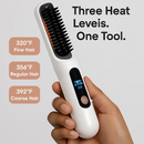 2 In 1 Ceramic Hair Straightener Flat Iron Cordless Hair Straightener Brush Hair Portable Styling Iron with Carry Bag Anti-scald Gloves 2 Hairpins by LJGDeals