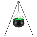 Halloween Large Witch Cauldron With 56.49” Tripod And Eyeball String Light Skeleton Halloween Outdoor Decoration For Porch Yard Patio Garden Living Ro by LJGDeals