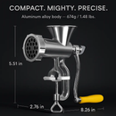 Manual Meat Grinder - Hand Operated Mincer for Home Use by LJGDeals