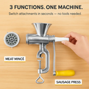 Manual Meat Grinder - Hand Operated Mincer for Home Use by LJGDeals