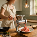 Manual Meat Grinder - Hand Operated Mincer for Home Use by LJGDeals