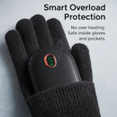 Rechargeable Hand Warmer Electric Hand Heater Portable Reusable Pocket Warmer Power Bank with Digital Display 2 Levels Double-sided Heating by LJGDeals