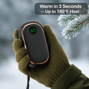 Rechargeable Hand Warmer with 3 Heat Settings & Display by LJGDeals