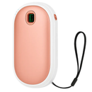 Rechargeable Hand Warmer Electric Hand Heater Portable Reusable Pocket Warmer Power Bank with Digital Display 2 Levels Double-sided Heating by LJGDeals