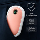 Rechargeable Hand Warmer Electric Hand Heater Portable Reusable Pocket Warmer Power Bank with Digital Display 2 Levels Double-sided Heating by LJGDeals