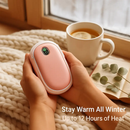 Rechargeable Hand Warmer Electric Hand Heater Portable Reusable Pocket Warmer Power Bank with Digital Display 2 Levels Double-sided Heating by LJGDeals
