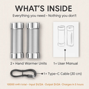 Split-Magnetic Hand Warmer & Portable Power Bank by LJGDeals
