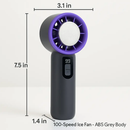 Handheld Fan with Ice Cooler: Powerful Portable Cooling