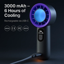 Handheld Fan with Ice Cooler: Powerful Portable Cooling