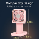 Folding Mini Fan - 5-in-1 Hands-free Neck & Desk Fan by LJGDeals