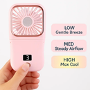 Folding Mini Fan - 5-in-1 Hands-free Neck & Desk Fan by LJGDeals