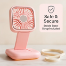 Folding Mini Fan - 5-in-1 Hands-free Neck & Desk Fan by LJGDeals