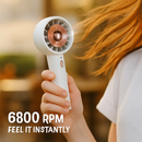 Portable Handheld Fan Ideal for Travel & Desk White by LJGDeals
