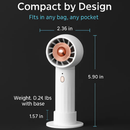 Portable Handheld Fan Ideal for Travel & Desk White by LJGDeals