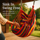 Hammock Hanging Chair Canvas Porch Swing for Patio by LJGDeals