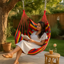 Hammock Hanging Chair Canvas Porch Swing for Patio by LJGDeals