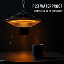 Hanging Patio Heater for Outdoor Use – 1500W by LJGDeals