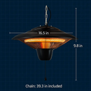 Hanging Patio Heater for Outdoor Use – 1500W by LJGDeals