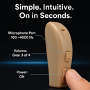 Digital Ear Hearing Aid Kit - Clear, Everyday Use by LJGDeals