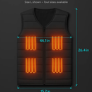 Heat Jacket Vest for Winter Outdoor Wear by LJGDeals