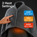 USB Heated Blanket Shawl Wrap with Zipper by LJGDeals