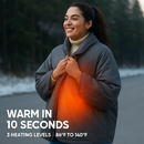 Electric Heated Throw Full Body Heated Shawl Indoor Outdoor Heated Blanket with 3 Heating Levels 2Hrs Auto Off Machine Washable Waterproof 53.5x37.8in by LJGDeals