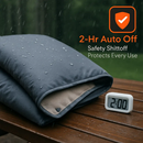 Electric Heated Throw Full Body Heated Shawl Indoor Outdoor Heated Blanket with 3 Heating Levels 2Hrs Auto Off Machine Washable Waterproof 53.5x37.8in by LJGDeals