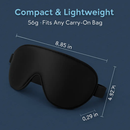 Cordless Silk Eye Mask for Dry Eyes - Comfortable Warmt by LJGDeals