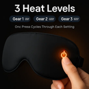 Cordless Silk Eye Mask for Dry Eyes - Comfortable Warmt by LJGDeals