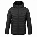 Heated Jacket - Lightweight Hooded Coat for Winter Warmth by LJGDeals