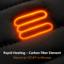 Heated Jacket - Lightweight Hooded Coat for Winter Warmth by LJGDeals