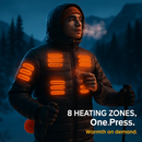 Heated Jacket - Lightweight Hooded Coat for Winter Warmth by LJGDeals