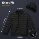Heated Jacket - Lightweight Hooded Coat for Winter Warmth by LJGDeals