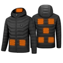 Heated Jacket - Lightweight Hooded Coat for Winter Warmth by LJGDeals