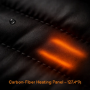Heated Jacket - Lightweight Hooded Coat for Winter Warmth by LJGDeals