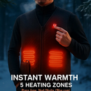 Heat Jacket Vest with 5 Heating Zones for Winter Comfort by LJGDeals