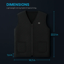 Heat Jacket Vest with 5 Heating Zones for Winter Comfort by LJGDeals
