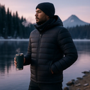 Heated Jacket - Lightweight Hooded Coat for Winter Warmth by LJGDeals