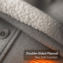 Wearable Heated Throw Blanket Double-Sided Flannel Portable Electric Heating Hoodie For Women Men Machine Washable 3 Heating Levels Battery Operated by LJGDeals