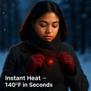 Electric Heated Winter Scarf USB Heating Neck Wrap Unisex Heated Neck Shawl Soft Warm Scarves with 3 Heating Modes for Outdoor Cycling Skiing Skating by LJGDeals