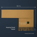 Electric Heated Scarf for Winter Warmth & Comfort by LJGDeals