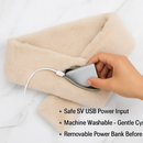 Electric Heated Scarf with USB Power - Unisex by LJGDeals