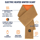Electric Heated Winter Scarf USB Heating Neck Wrap Unisex Heated Neck Shawl Soft Warm Scarves with 3 Heating Modes for Outdoor Cycling Skiing Skating by LJGDeals