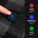 Electric Heated Winter Scarf USB Heating Neck Wrap Unisex Heated Neck Shawl Soft Warm Scarves with 3 Heating Modes for Outdoor Cycling Skiing Skating by LJGDeals