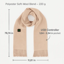Electric Heated Scarf for Winter Warmth & Comfort by LJGDeals