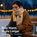 Electric Heated Scarf for Winter Warmth & Comfort by LJGDeals